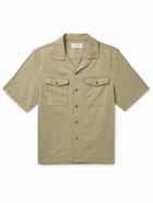 Alex Mill - Convertible-Collar Cotton-Twill Shirt - Green