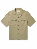 Alex Mill - Convertible-Collar Cotton-Twill Shirt - Green
