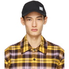 Acne Studios Black Twill Baseball Cap