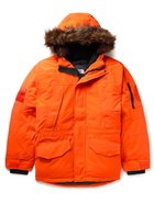 The North Face - Expedition McMurdo Faux Fur-Trimmed DryVent Hooded Down Parka - Orange