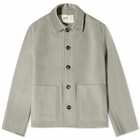 AMI Paris Men's Double Face Wool Jacket in Argile