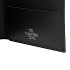 Valentino Men's VLTN Billfold Wallet in Black/White