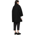Fumito Ganryu Black Wool Vintage Coat