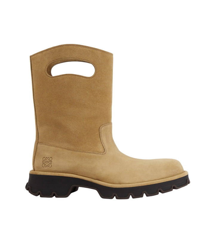 Photo: Loewe Bobby cutout suede mid-calf boots
