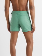 TOM FORD - Slim-Fit Short-Length Swim Shorts - Green