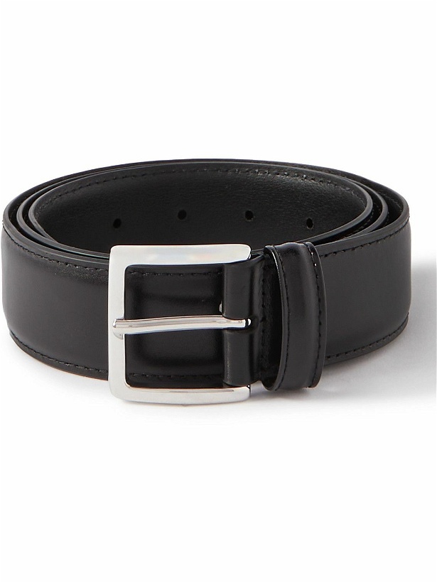 Photo: Anderson's - 3.5cm Leather Belt - Black