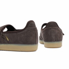 Adidas Women's Samba Jane Sneaker in Aurora Coffee/Aurora Coffee/Gold Met.