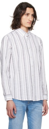 BOSS White Striped Shirt