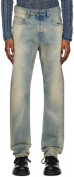 Diesel Blue 2020 D-Viker Straight Jeans