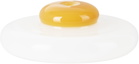 Maison Balzac White & Yellow 'The Good Egg' Incense Holder
