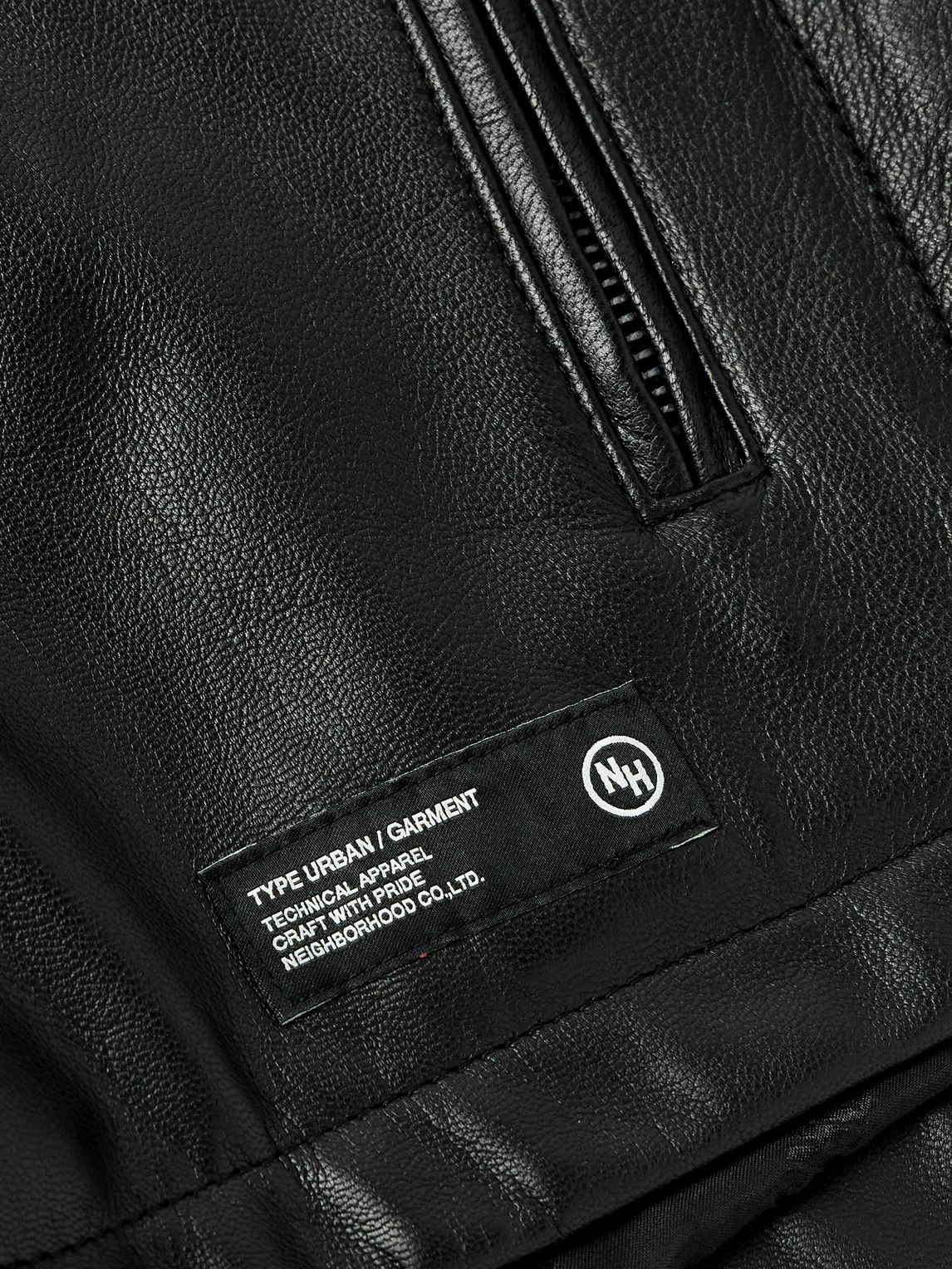 Neighborhood - PM Leather Jacket - Black Neighborhood
