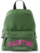 Valentino Garavani - Valentino Garavani Logo-Print Canvas Backpack