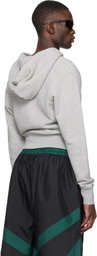VAQUERA Gray Twisted Hoodie