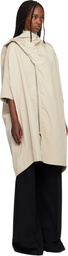 Rick Owens Off-White Temple Sail Biker Coat