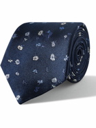 Paul Smith - 8cm Embroidered Silk-Twill Tie