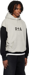 RTA Gray & Black Oversized Hoodie