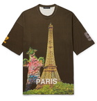 Undercover - Oversized Printed Cotton-Jersey T-Shirt - Green