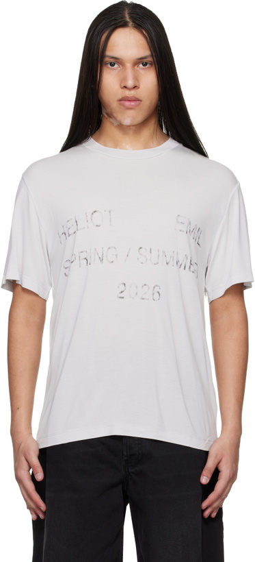 Photo: HELIOT EMIL Gray Overo S/S T-shirt