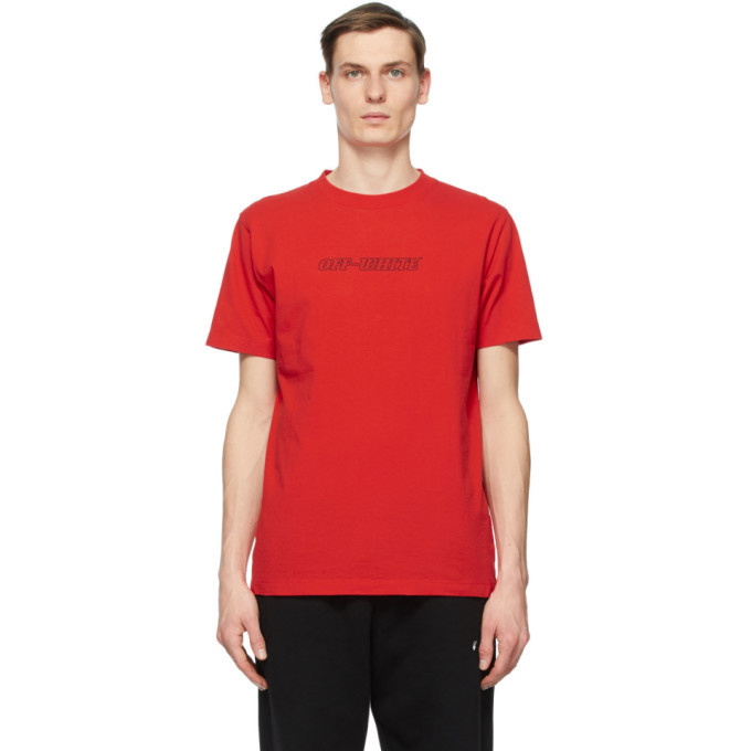 Photo: Off-White Red Pascal Painting T-Shirt