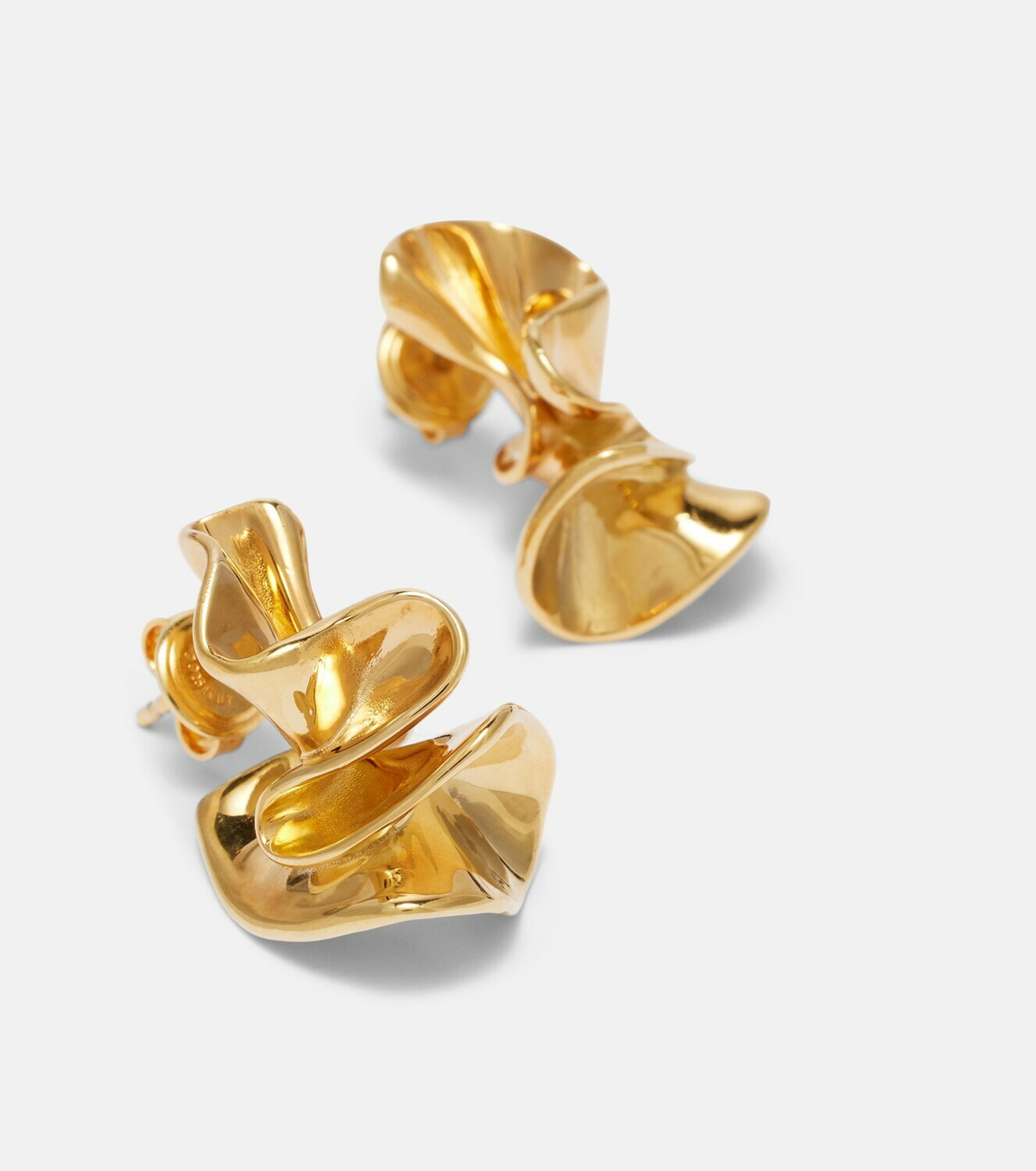 Bottega Veneta Gold-plated sterling silver earrings