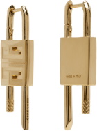 Givenchy Gold Small Lock Earrings