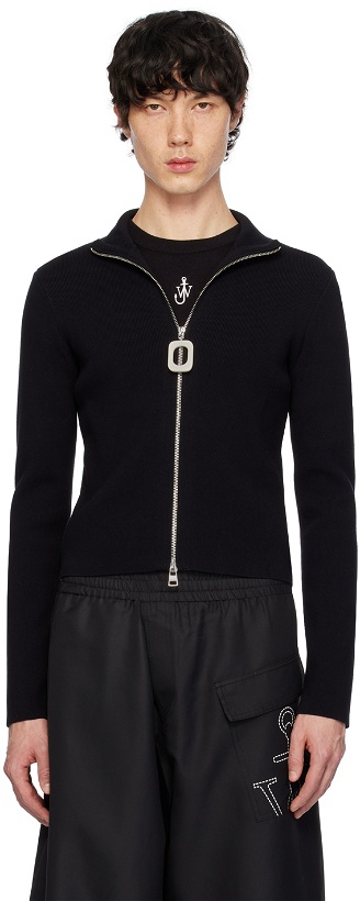 Photo: JW Anderson Black Fitted Cardigan