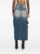 Y/Project Asymmetric Denim Skirt