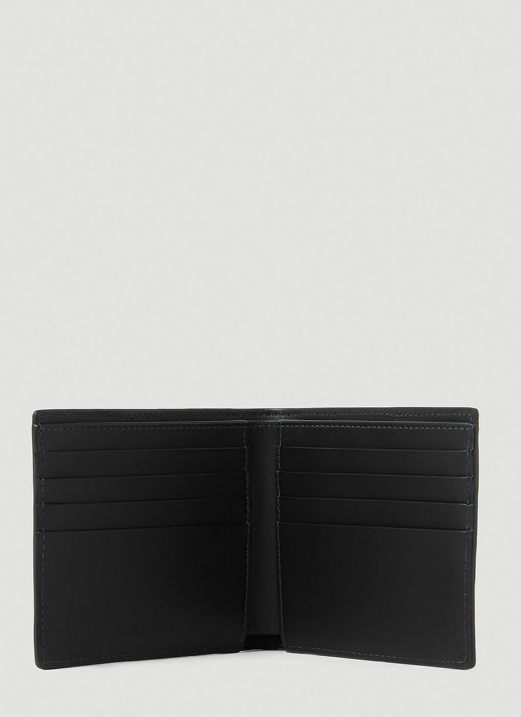 Burberry - Check Wallet in Black Burberry