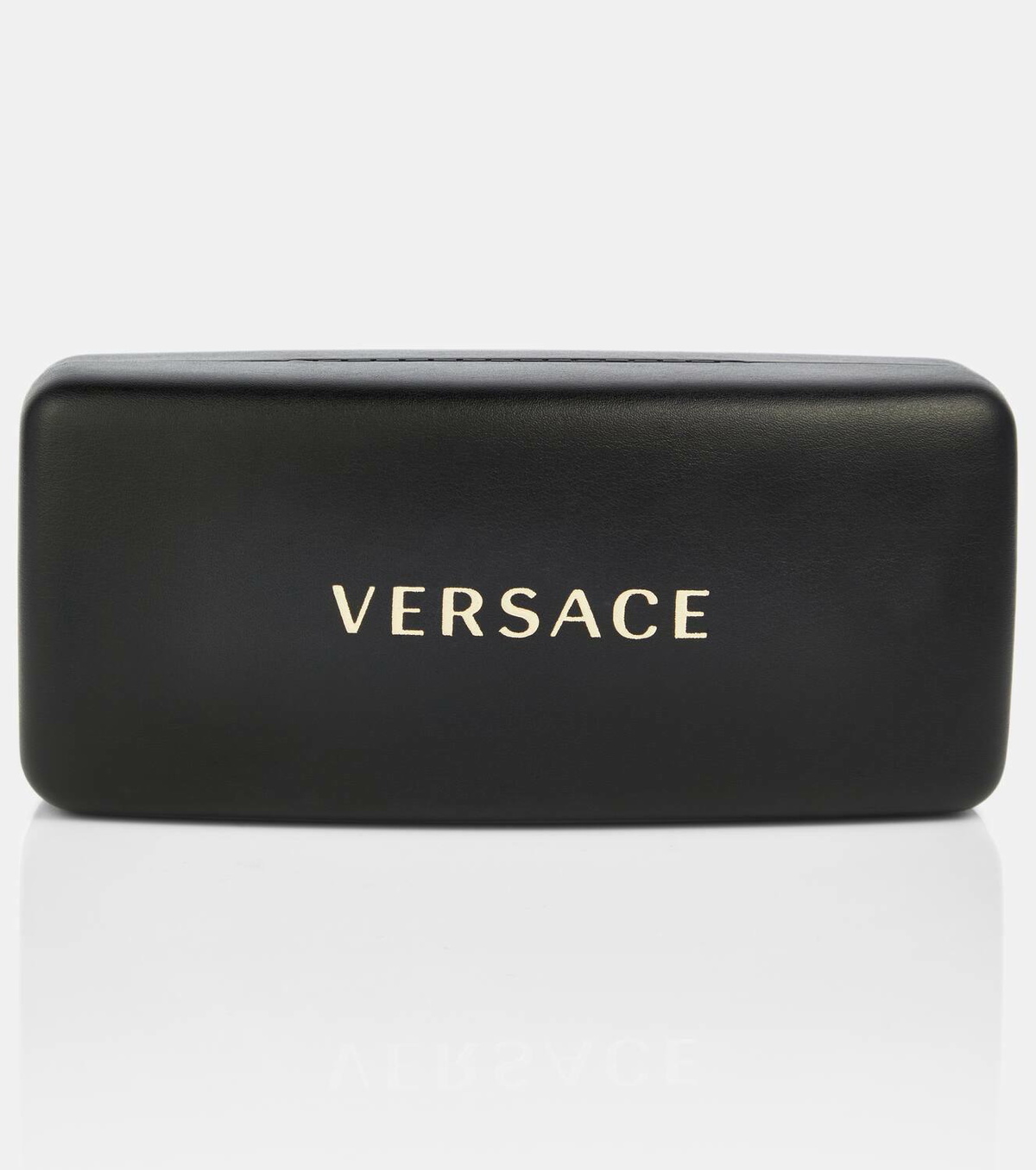 Versace Black Cat-Eye Sunglasses with Branded Case Versace Sunglasses Gold Black Gradient Smoke Medusa Square  main image 2