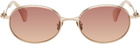 Vivienne Westwood Gold Hardware Orb Oval Sunglasses