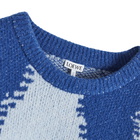 Loewe Men's Wave Jumper in Light Blue/Blue