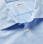 Kiton - Cotton Polo Shirt - Blue