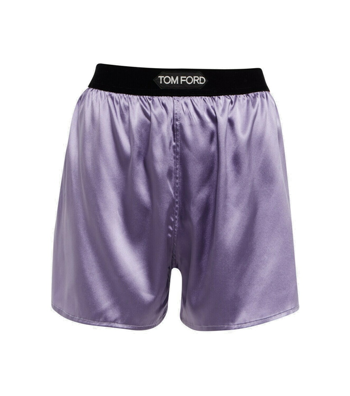 Photo: Tom Ford - Silk-blend satin shorts