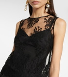 Dolce&Gabbana - Floral Chantilly lace top