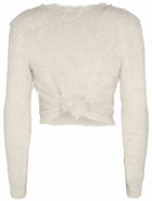 BALENCIAGA Knotted Fuzzy Nylon Sweater