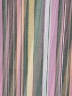 PAUL SMITH - Stripe Detail Fringed Scarf