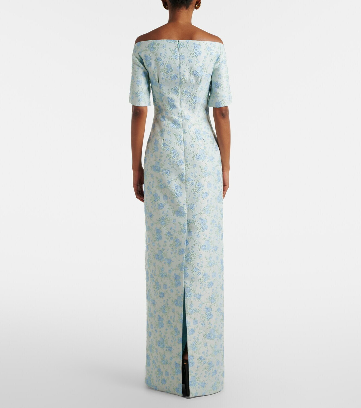 Markarian Gilda floral brocade gown