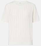 Lisa Yang Suyin pointelle cotton and cashmere sweater