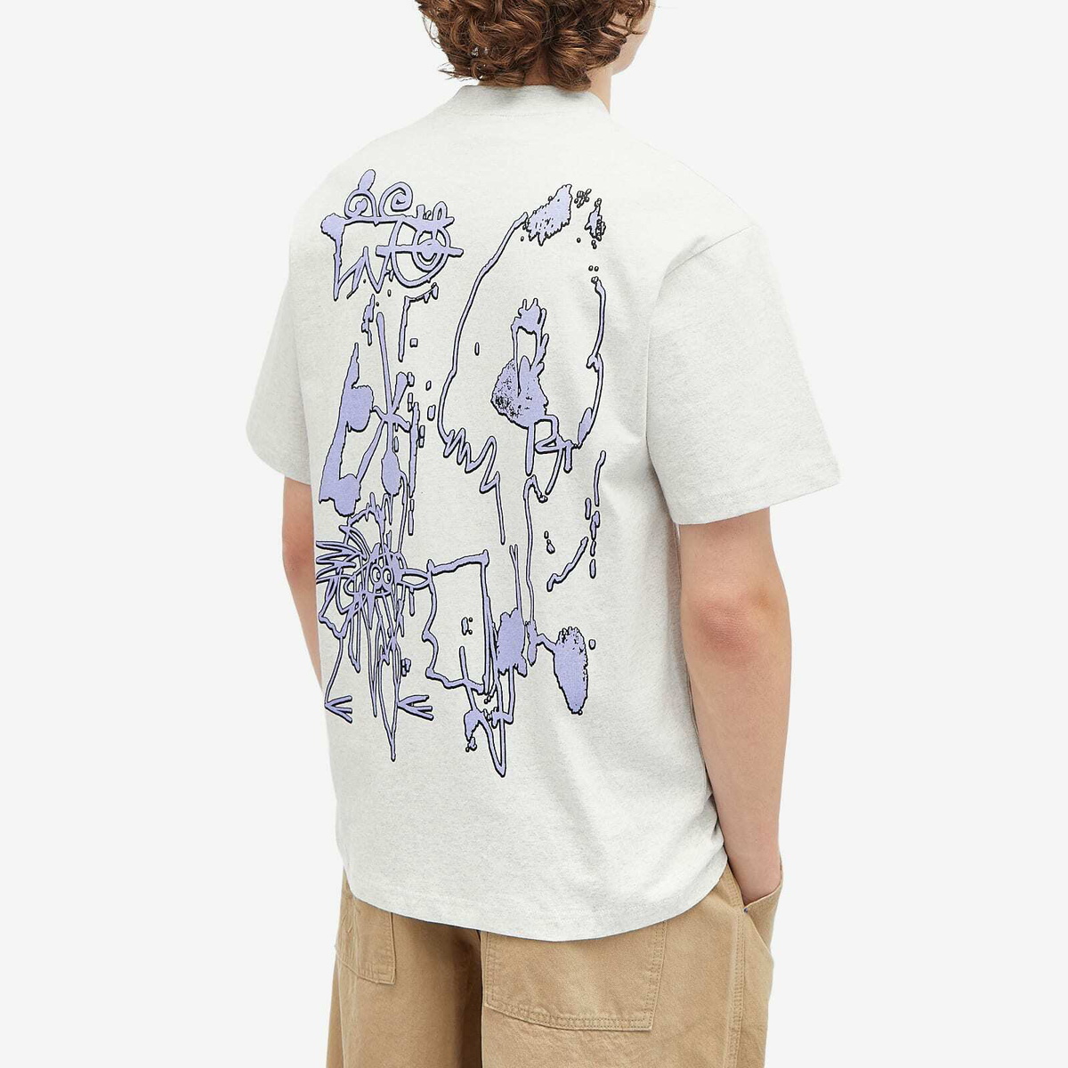 Lo-Fi Men's Emulsion T-Shirt in Ash
