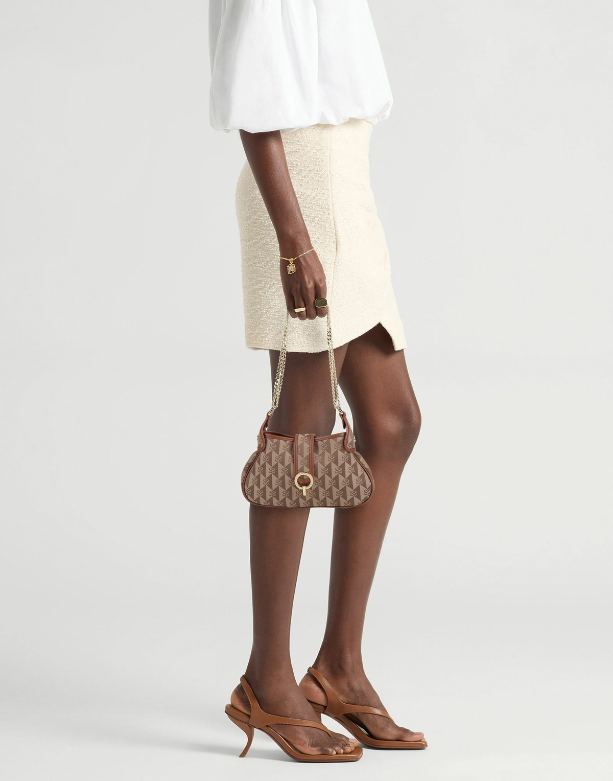 Sandro Womens Shoulder bag in Brown