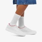 Woman by Common Projects Women's Basketball Summer Low Nubuck Sneakers in White/Red