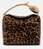 Erdem Bloom Mini calf hair top-handle bag