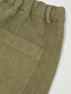 Federico Curradi - Wide-Leg Linen Trousers - Green