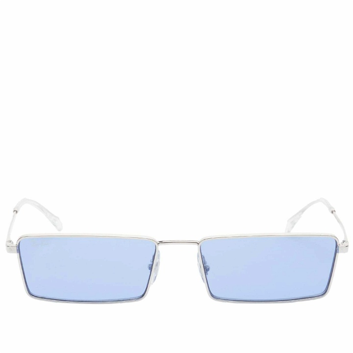 Photo: Ray-Ban Emy Sunglasses in Silver/Blue 