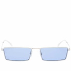 Ray-Ban Emy Sunglasses in Silver/Blue 