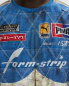 Puma X Asap Rocky Quilted Sweat Shirt Blue Zippers