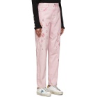 Isabel Marant Etoile Pink Embroidered Corsyb Jeans