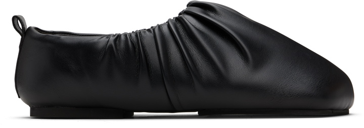 Photo: YUME YUME Black Wrinkle Flat Slippers