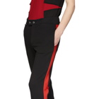Alexander McQueen Black and Red Jogger Lounge Pants