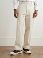 A.PRESSE - Type.3 Tapered Cotton-Twill Chinos - Neutrals